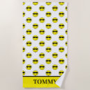 Search for emoji beach towels Yellow