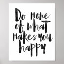 Recherche de rend heureux posters Typographie