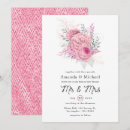 Search for pink glitter wedding invitations Silver