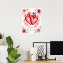 Search for romantic red rose posters Valentine