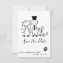 Recherche de mariage chien cartes invitations Enregistrer la date