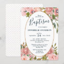 Recherche de modern baptême invitations Baptême de petite fille