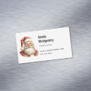 Search for santa business cards Festive