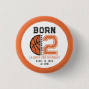 Search for basketball birthday buttons Boy