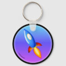 Search for rocket keychains Blue