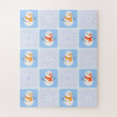 Recherche de bonhommes de neige puzzles Hiver