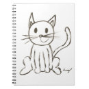 Search for cute cat drawing notebooks Cartoon