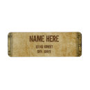 Search for rural return address labels Rustic