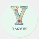 Search for letter name stickers Floral