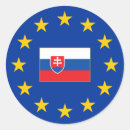 Recherche de drapeau slovaque autocollants Europe