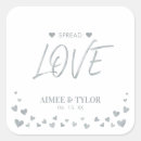 Search for silver thank you wedding stickers Hearts