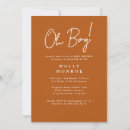 Search for burnt orange baby shower invitations Trendy