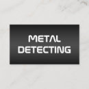 Search for coin business cards Metal detecting