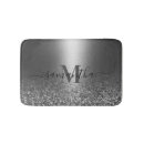 Search for metallic silver bath mats Glitter