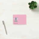 Search for elephant sticky notes post it notes Pink