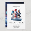 Search for cartoon christmas invitations Penguin