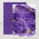 Search for purple engagement party invitations Lavender
