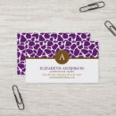 Search for giraffe pattern business cards Stylish