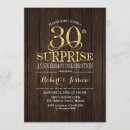Search for surprise 30th anniversary invitations Typography