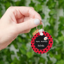 Search for cute ladybug keychains Polka dot