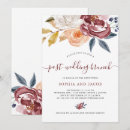 Search for burgundy watercolor floral wedding invitations Simple