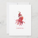 Search for sea life christmas cards Octopus