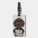 Search for dachshund luggage tags Antique