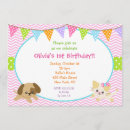 Search for puppy 1st birthday invitations First