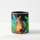 Search for orange tiger cat mugs Ginger
