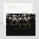 Recherche de rsvp cartes postales Noir et or