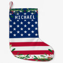 Recherche de armée chaussette de noël Drapeau américain