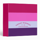 Search for pink binders Purple