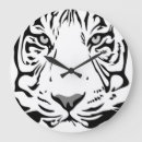 Recherche de tigre blanc horloges Noir