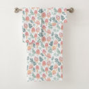 Search for pink green bath towels Whimsical