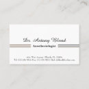 Search for anesthesiologist business cards Doctor