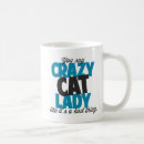 Search for bad cat mugs Crazy cat lady