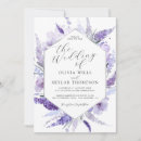 Search for lavender and silver wedding invitations Lilac