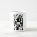 Search for metallic mugs Typography