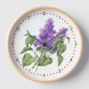 Recherche de fleurs lilas horloges Vintage