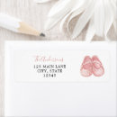 Search for shoes return address labels Pink
