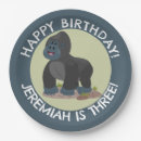 Search for gorilla paper plates Cute