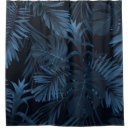 Search for palm leaf shower curtains Blue