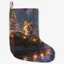 Recherche de corgi chaussette de noël Dog