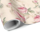 Search for pink roses wrapping paper Cottage