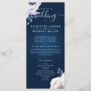 Search for lilac wedding programs Boho chic