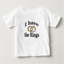 Recherche de wedding bébé tshirts Anneau