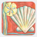 Search for vintage shell stickers Ocean