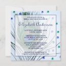 Search for peacock bridal shower invitations Feathers
