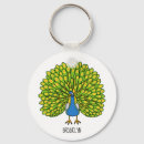 Search for peafowl feather keychains Bird