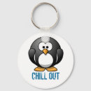 Search for funny penguins rounded keychains Birds